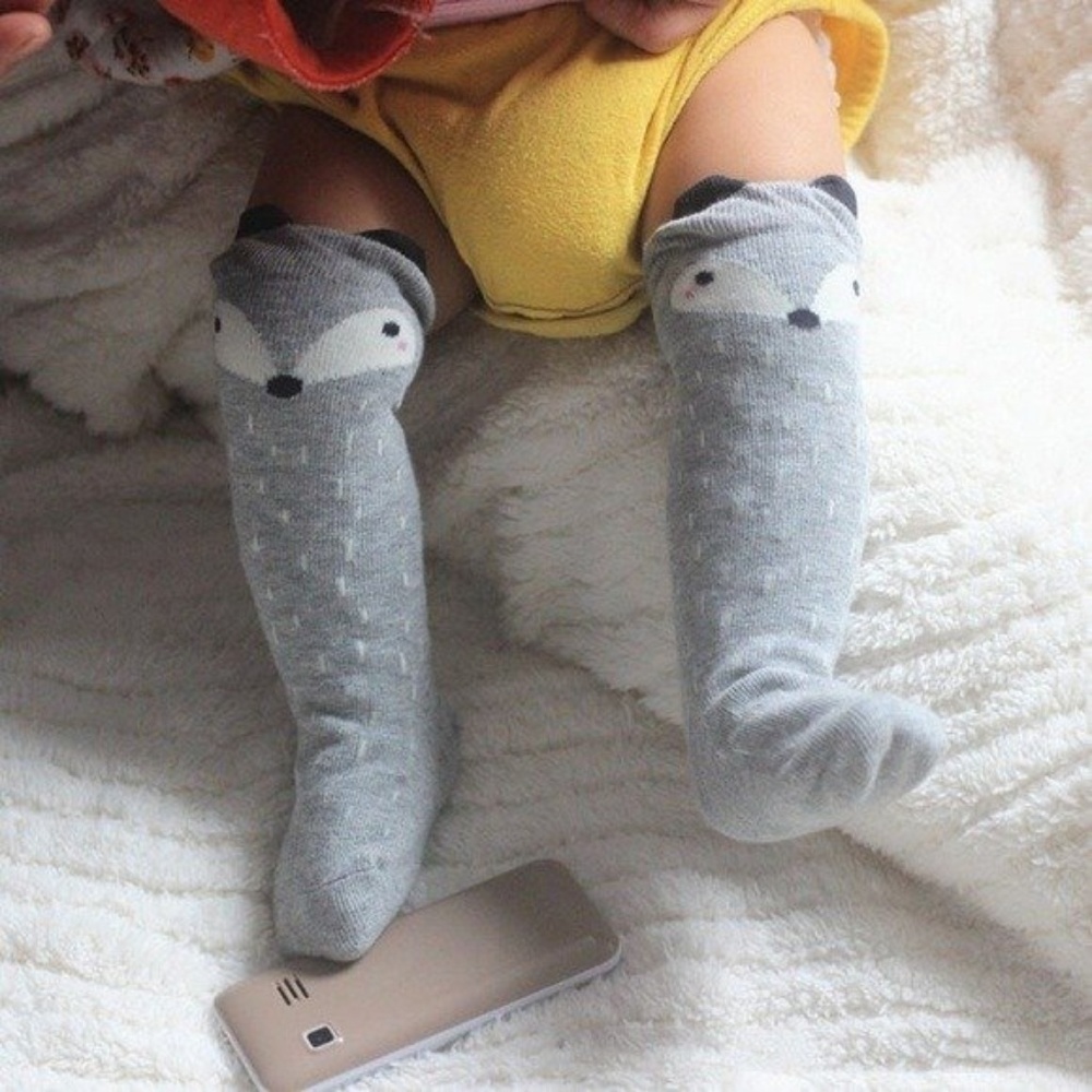 Gray Foxs Socks
